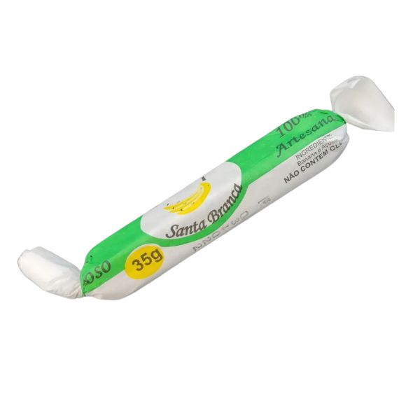 BANANINHA SANTA BRANCA COM A��CAR - 35 GRAMAS